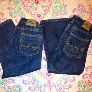 2 pr Wrangler jeans size 3T